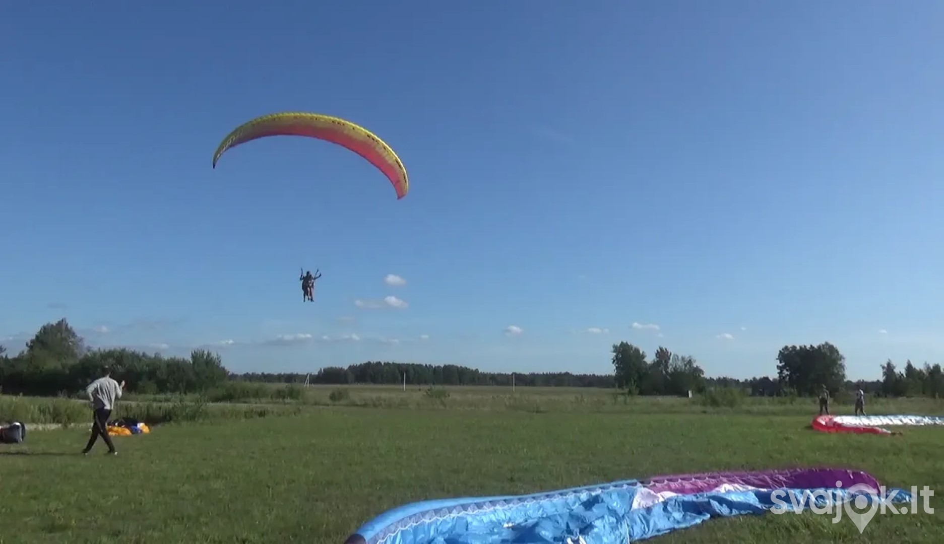 Skrydis parasparniu Klaipėdos krašte 2