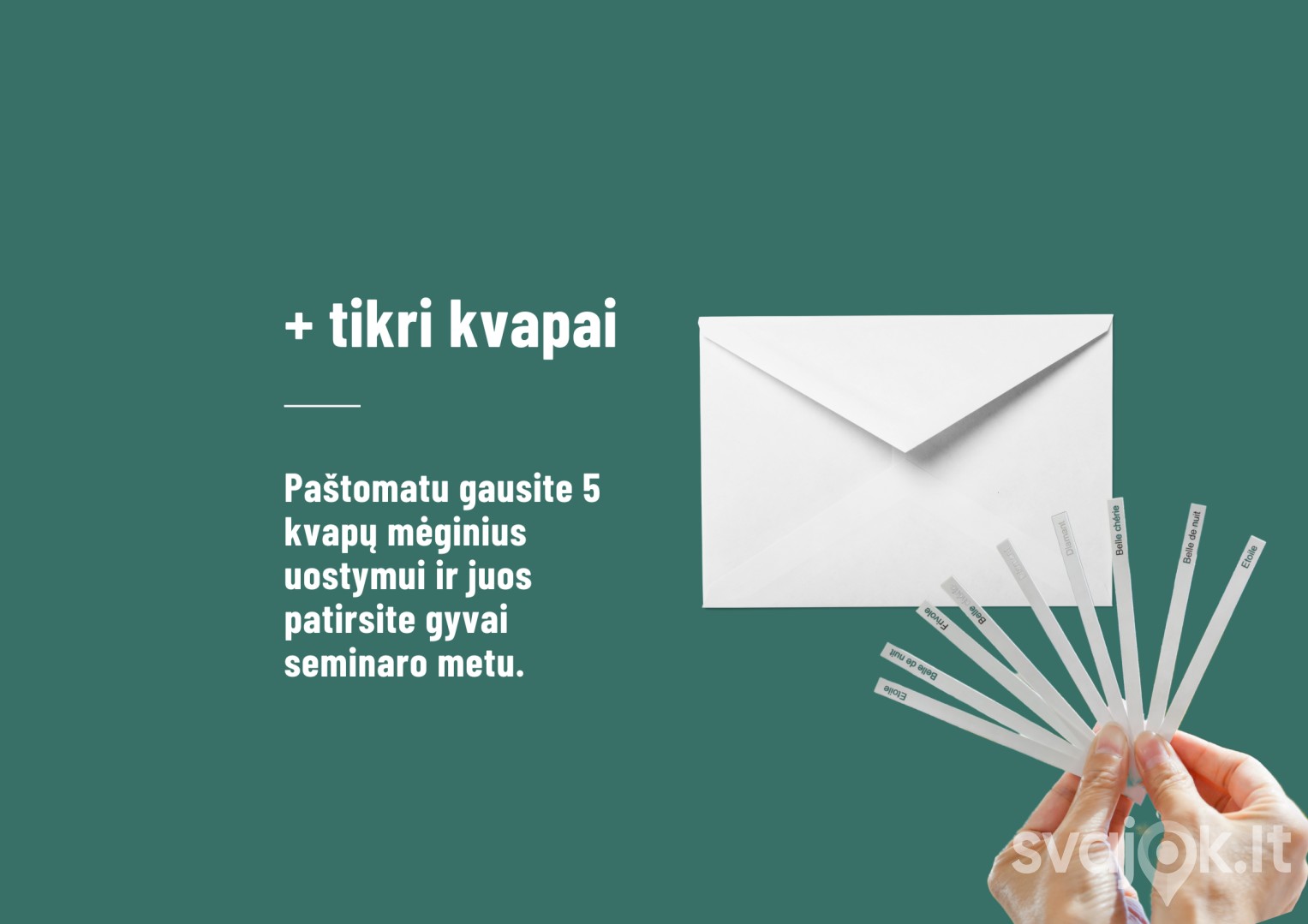 Vaizdo seminaras apie aromaterapiją + 5 kvapų mėginiai dovanų 3