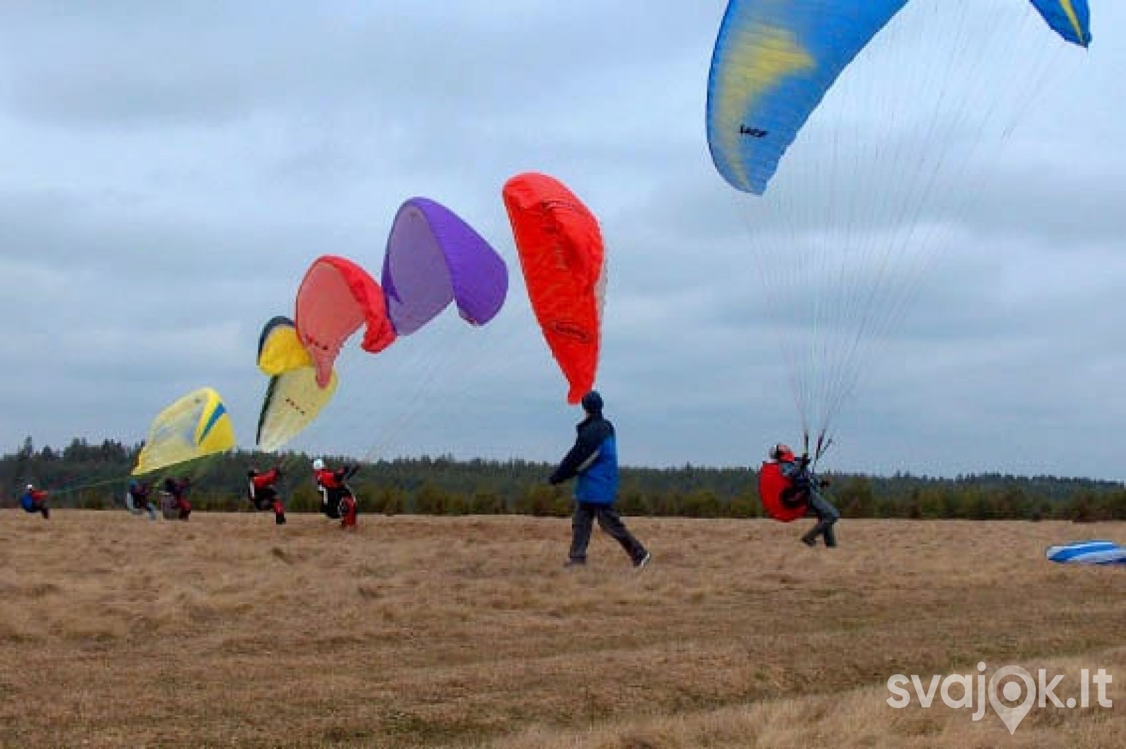 Skraidymo parasparniu KURSAI 2
