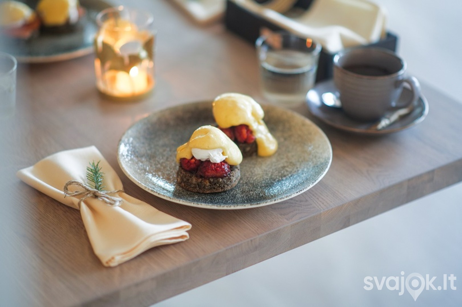 Vėlyvi pusryčiai „Želvė Village & SPA“ restorane dviem 2