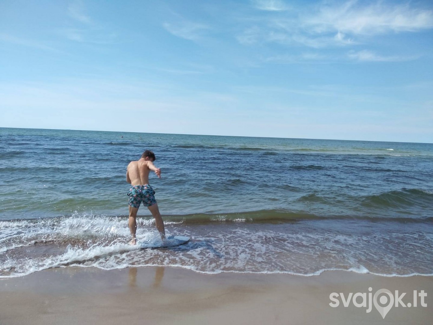 SKIMBOARDING (slydlentės) pamoka Baltijos jūroje! 7