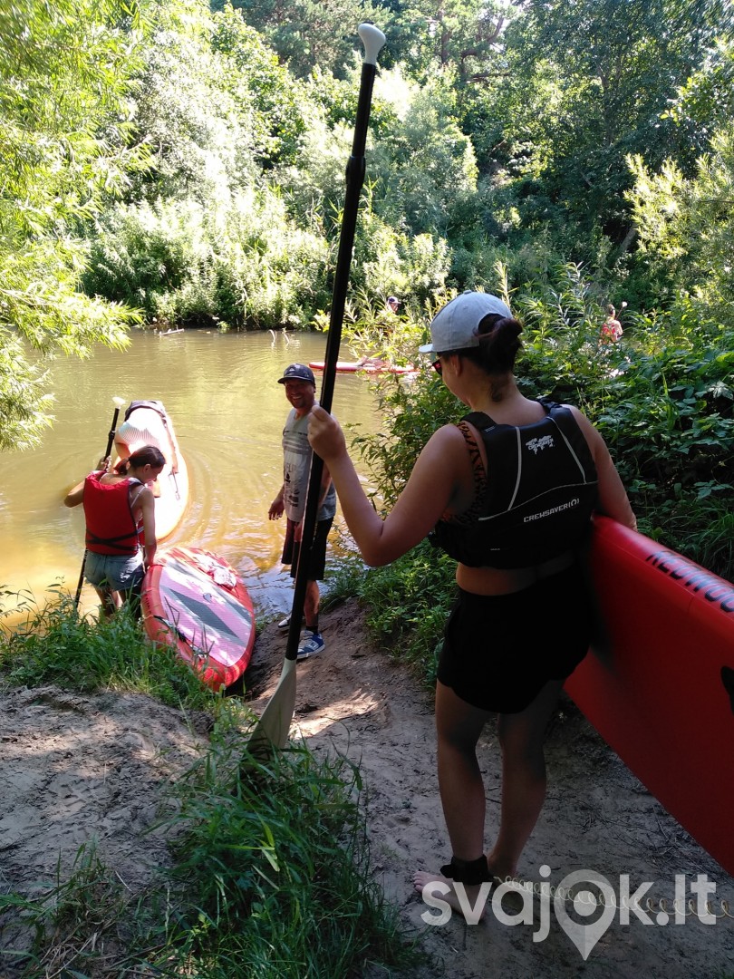 Irklenčių (SUP) turas jūroje arba upėje 8