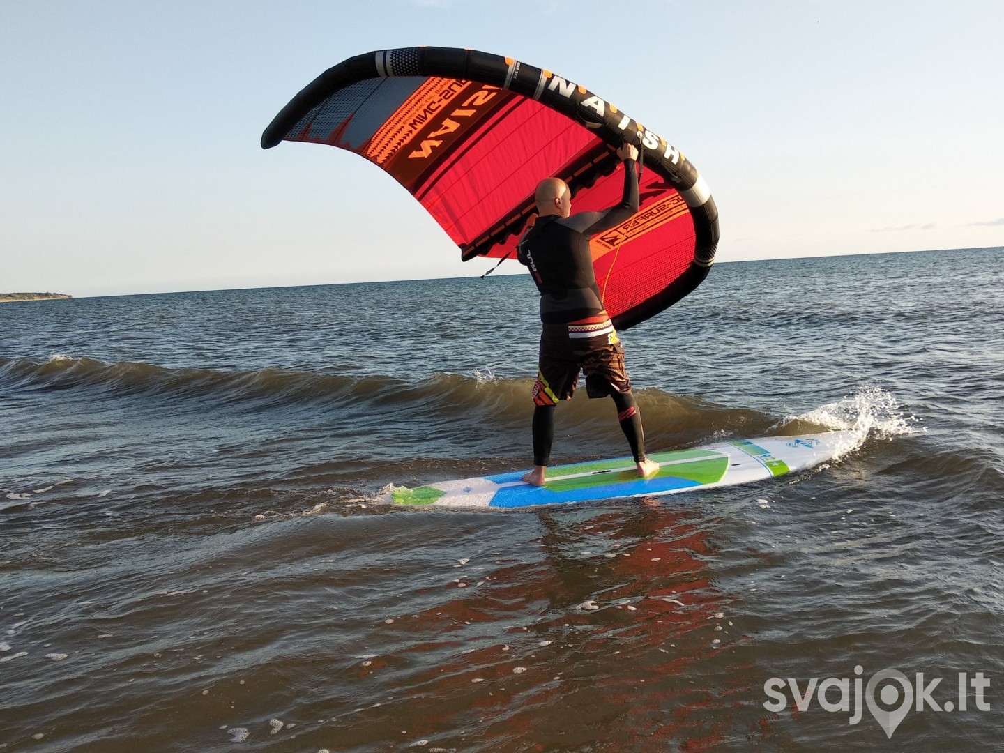 Pramoga su ,,WING SURFER'' sparnu jūroje! 4