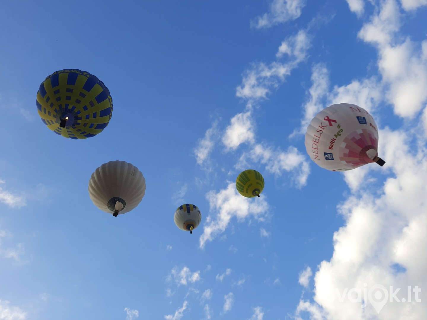 Skrydis oro balionu  virš Vilniaus, Trakų ar Kauno miestų 4