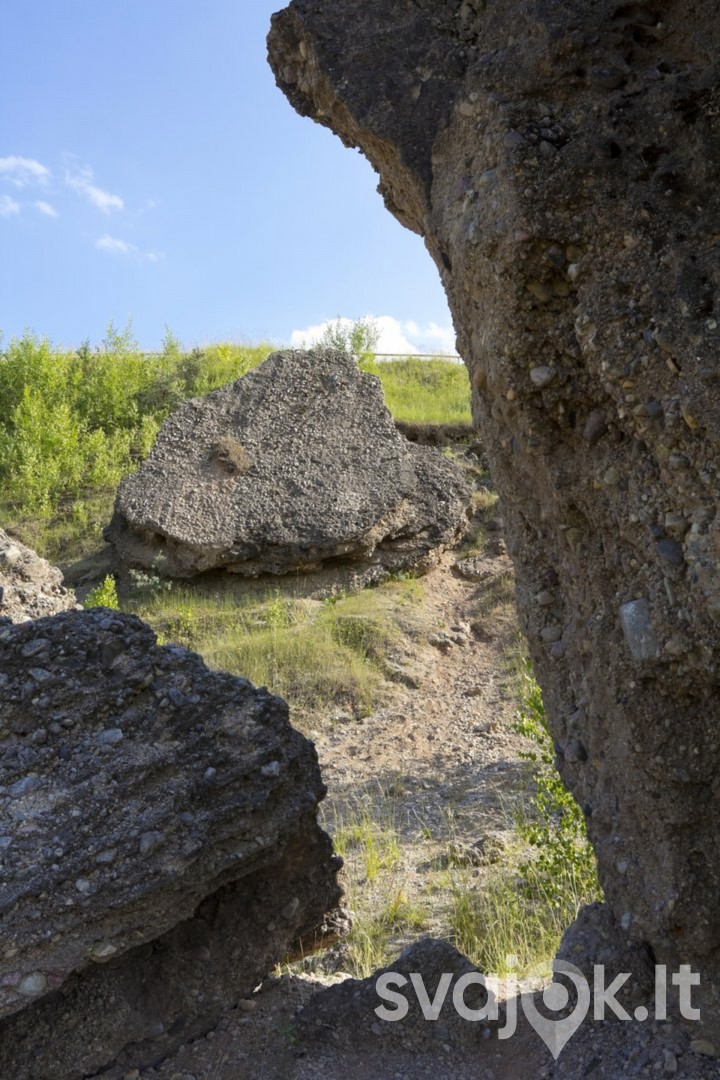 Šeimyniškių atodanga ir konglomerato uola 6